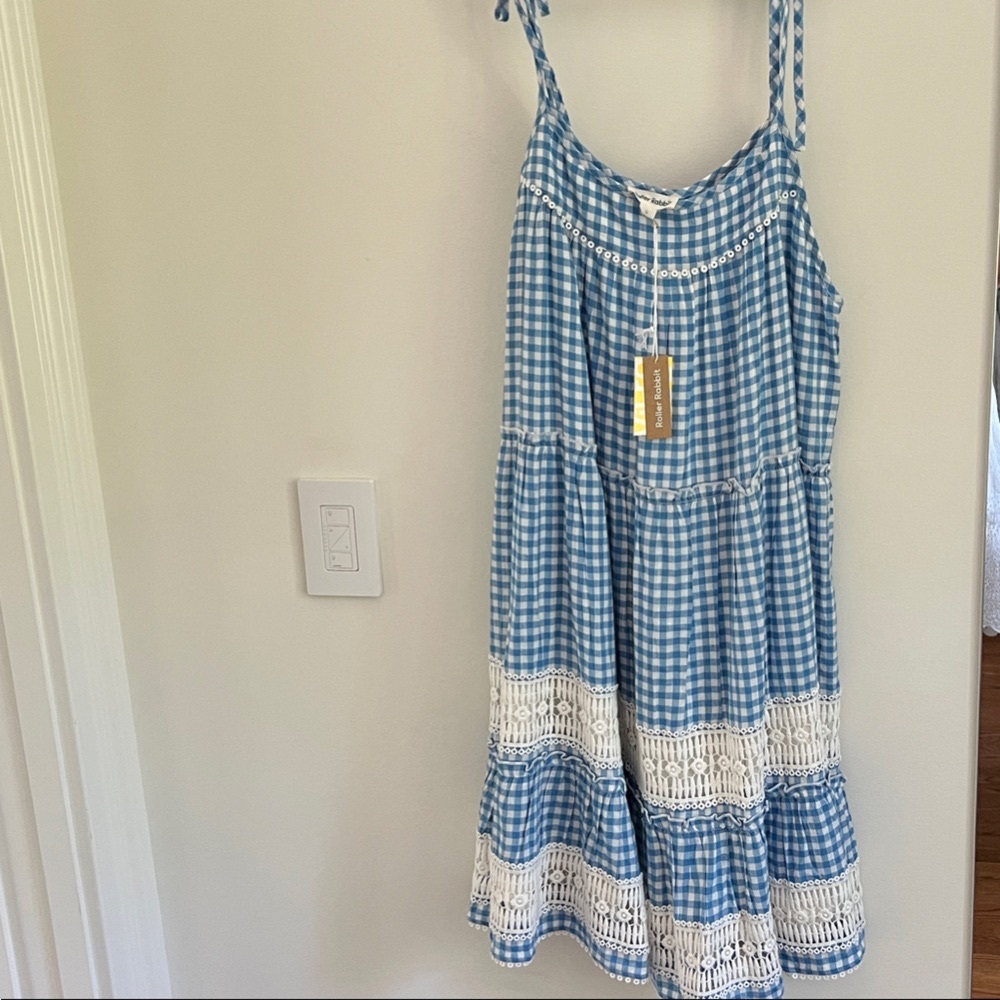 NWT Roller Rabbit Blue Checkered Dress from Southampton